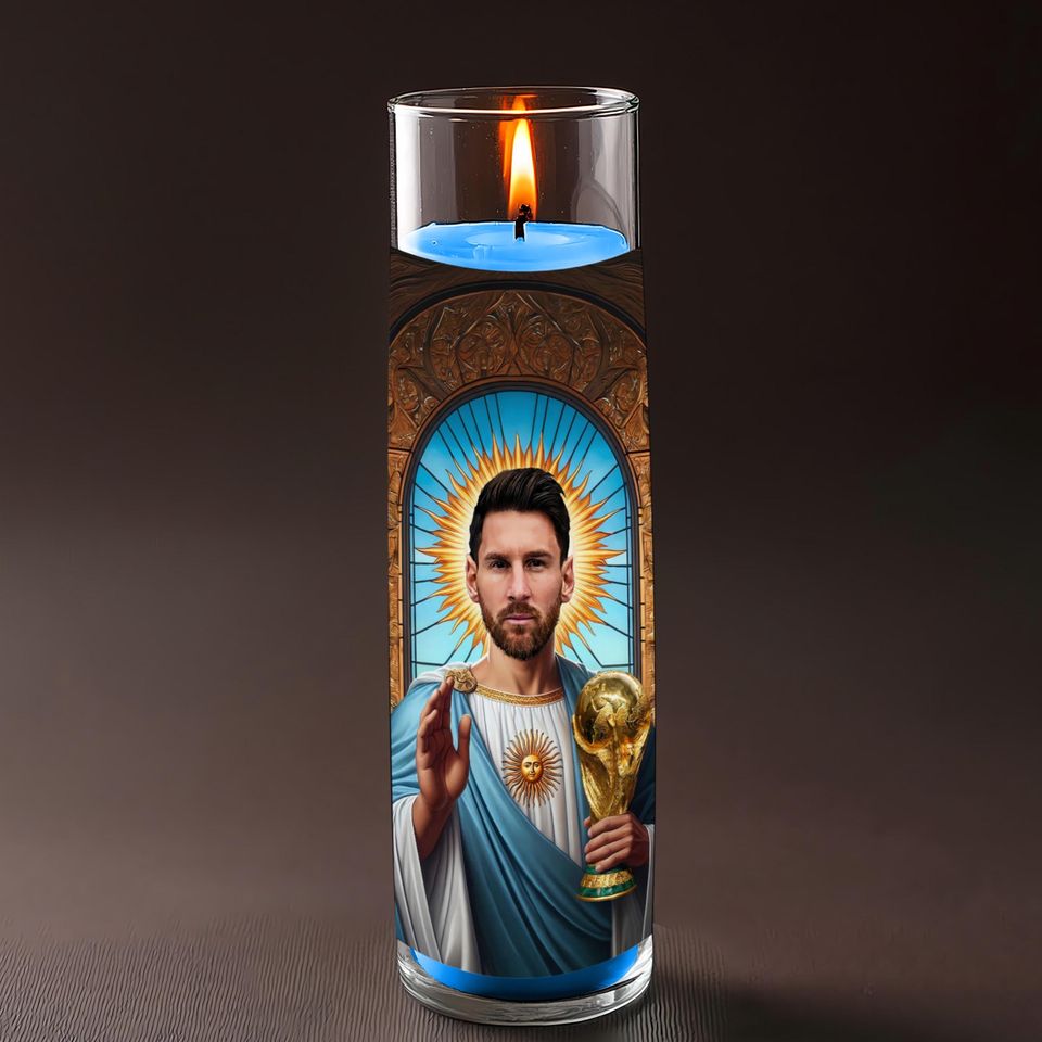 Saint Messi Celebrity Prayer Candle