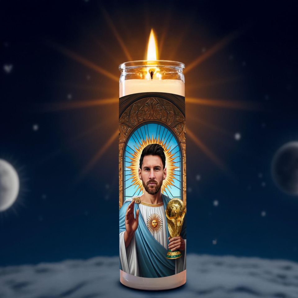Saint Messi Celebrity Prayer Candle