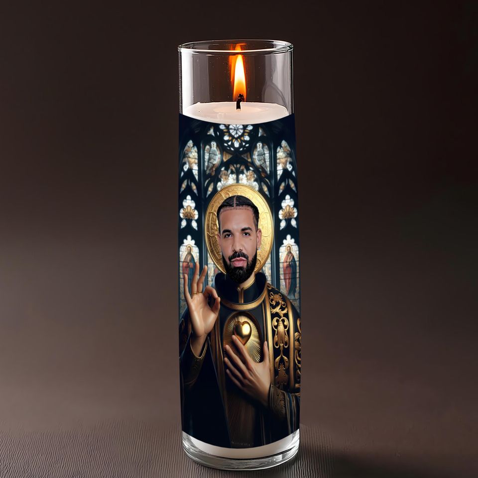 Saint Drake Celebrity Prayer Candle