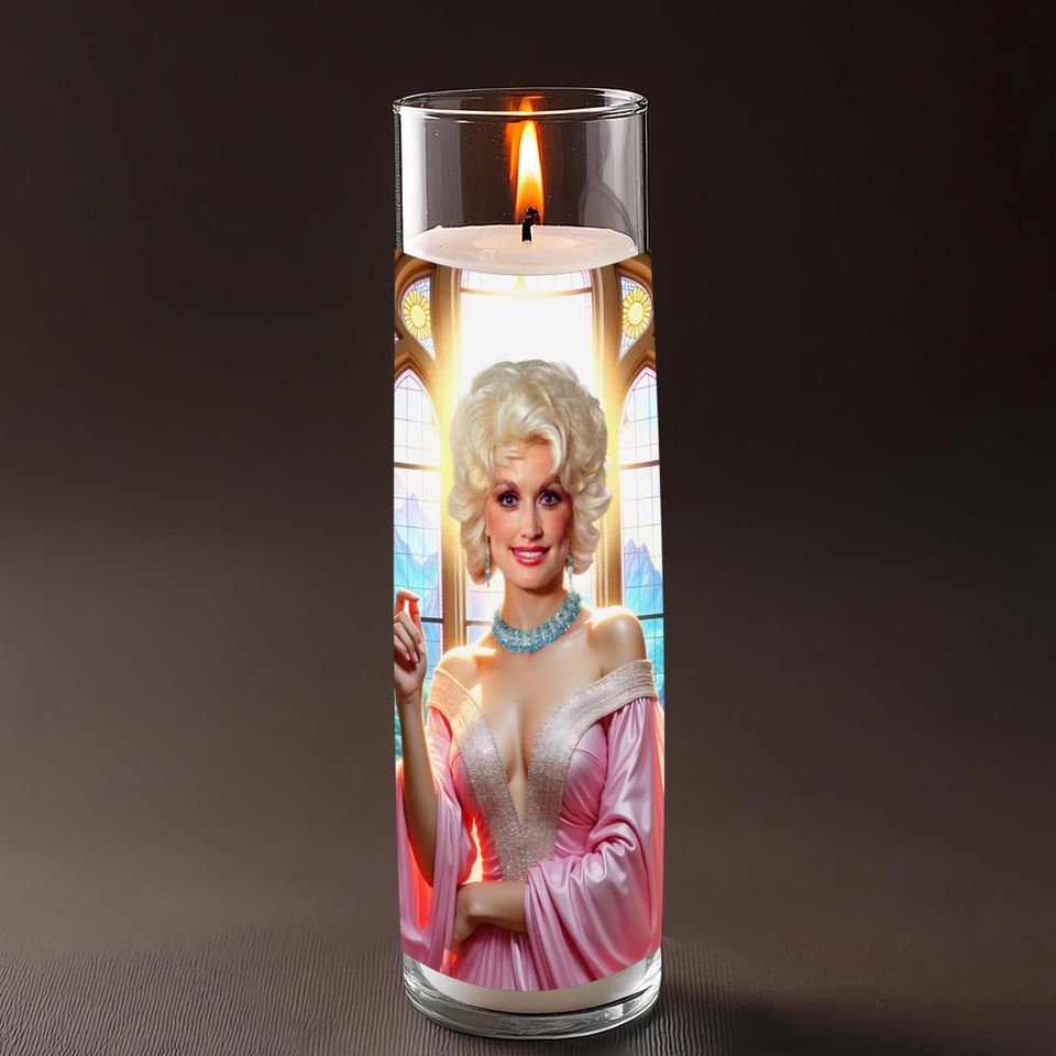 Saint Dolly Parton Celebrity Prayer Candle
