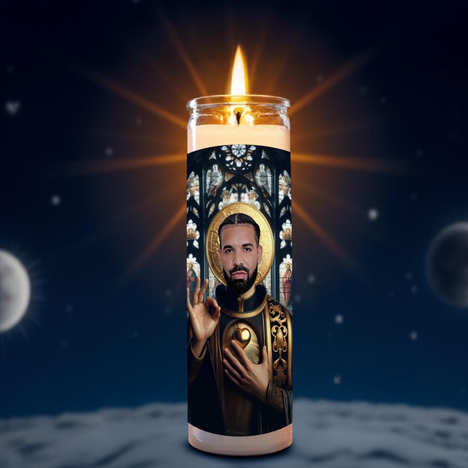 Saint Drake Celebrity Prayer Candle