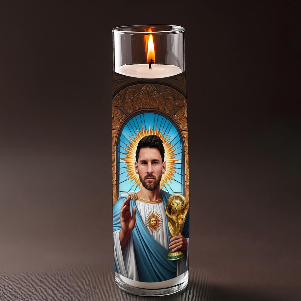 Saint Messi Celebrity Prayer Candle
