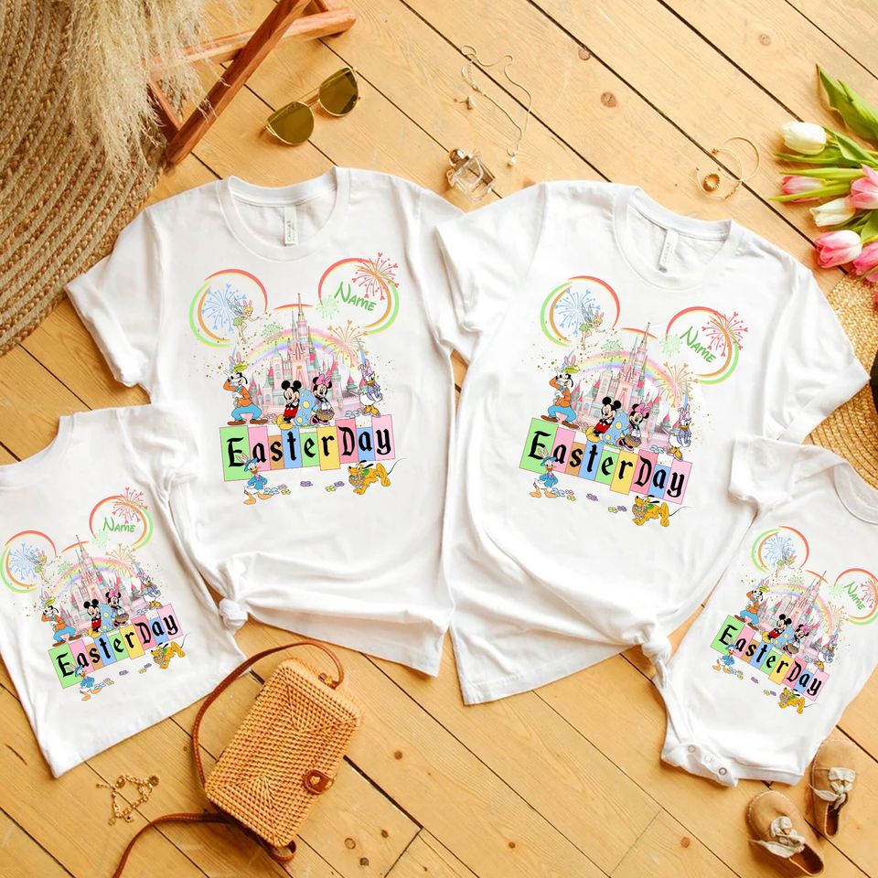 Custom Mickey and Friends Easter Day shirt/ Easter Disney Shirt