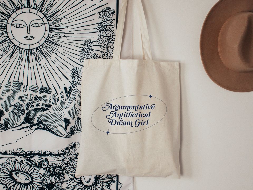 the dream girl canvas tote