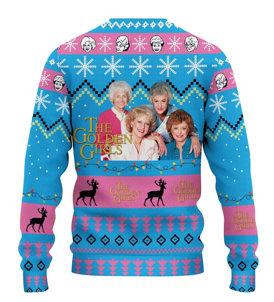 Stay Golden Christmas Sweater, Ugly Xmas Sweatshirt, Squad Golden Sweater, Christmas Gift