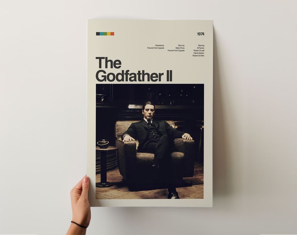 The Godfather Part 2 Poster Print, Movie Poster