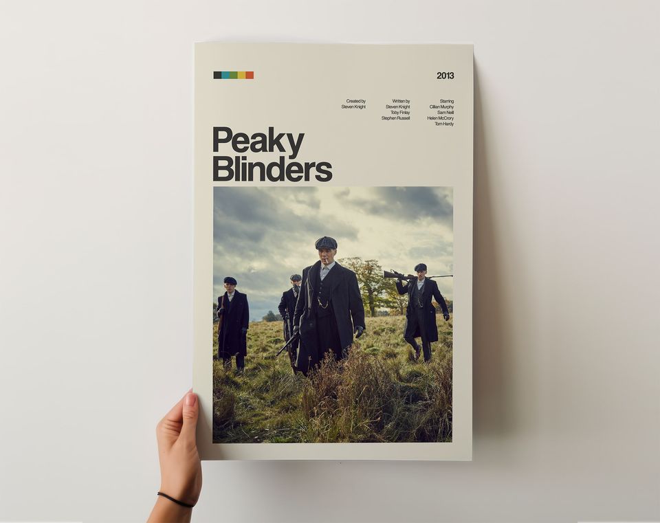 Peaky Blinders Poster Print, Tv Show Poster
