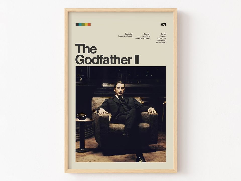 The Godfather Part 2 Poster Print, Movie Poster