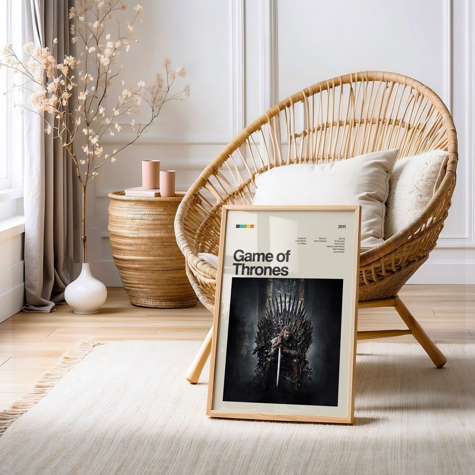 Game of Thrones Poster Print, Tv Show Poster
