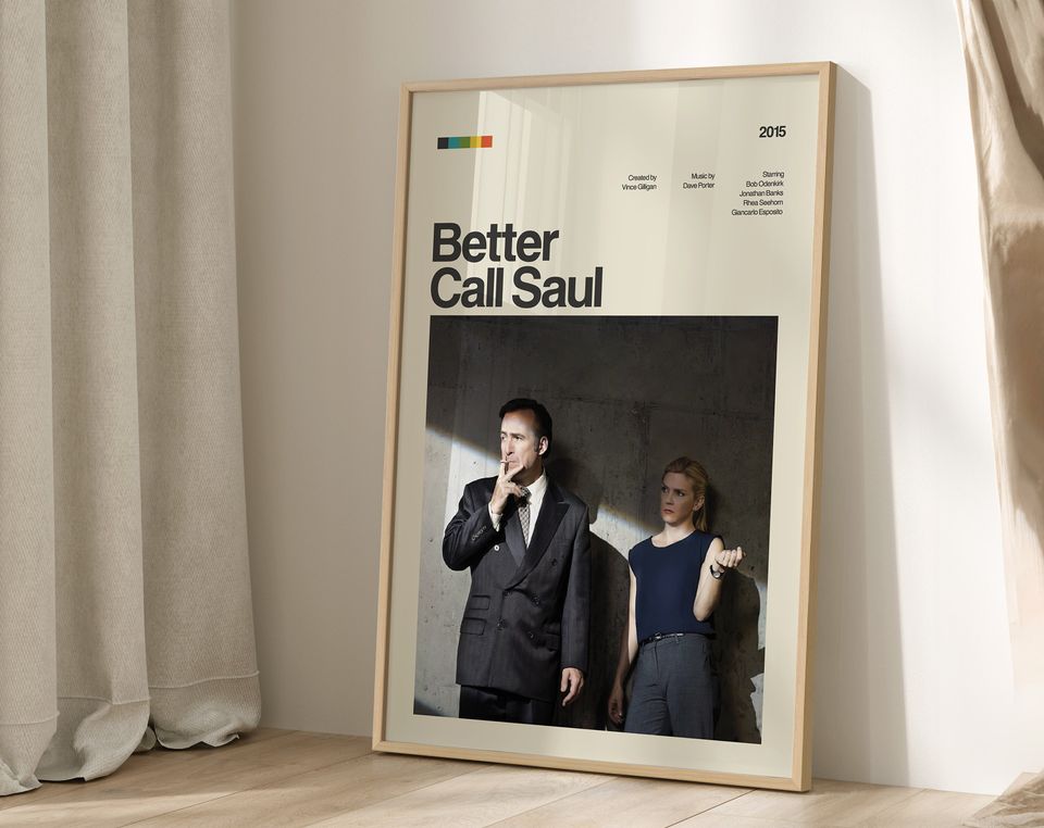 Better Call Saul Poster Print No:2, Tv Show Poster