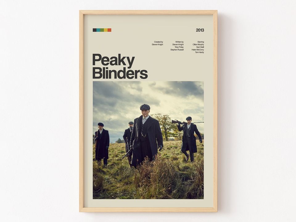 Peaky Blinders Poster Print, Tv Show Poster