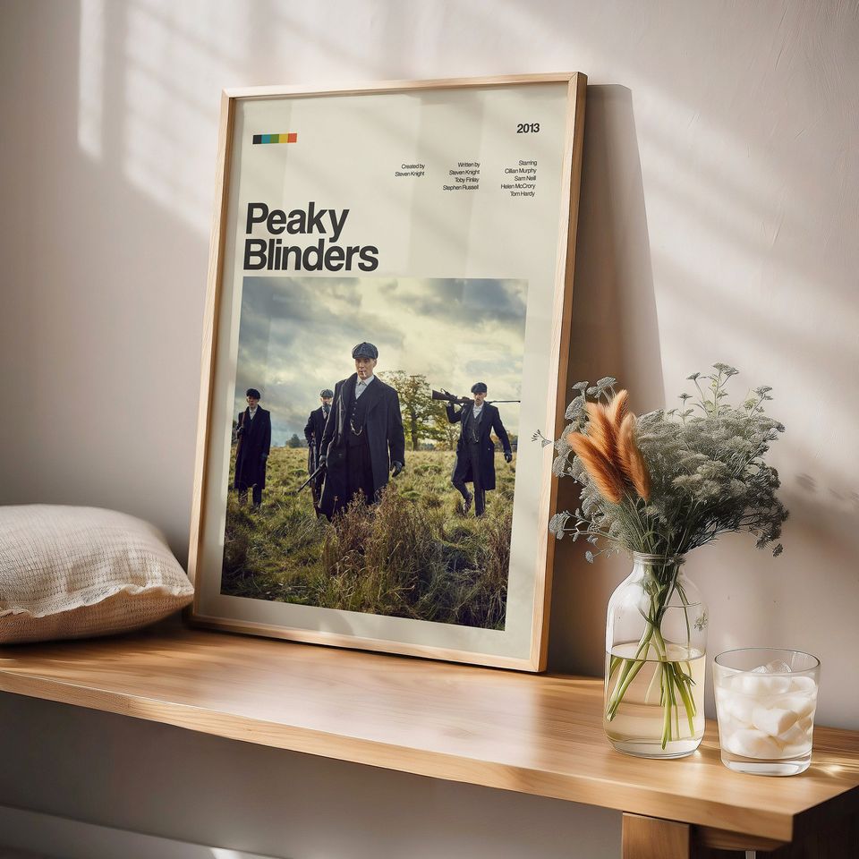 Peaky Blinders Poster Print, Tv Show Poster