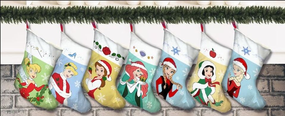 Princess Stocking, Disney Princess Stocking, Princess Christmas Stockings