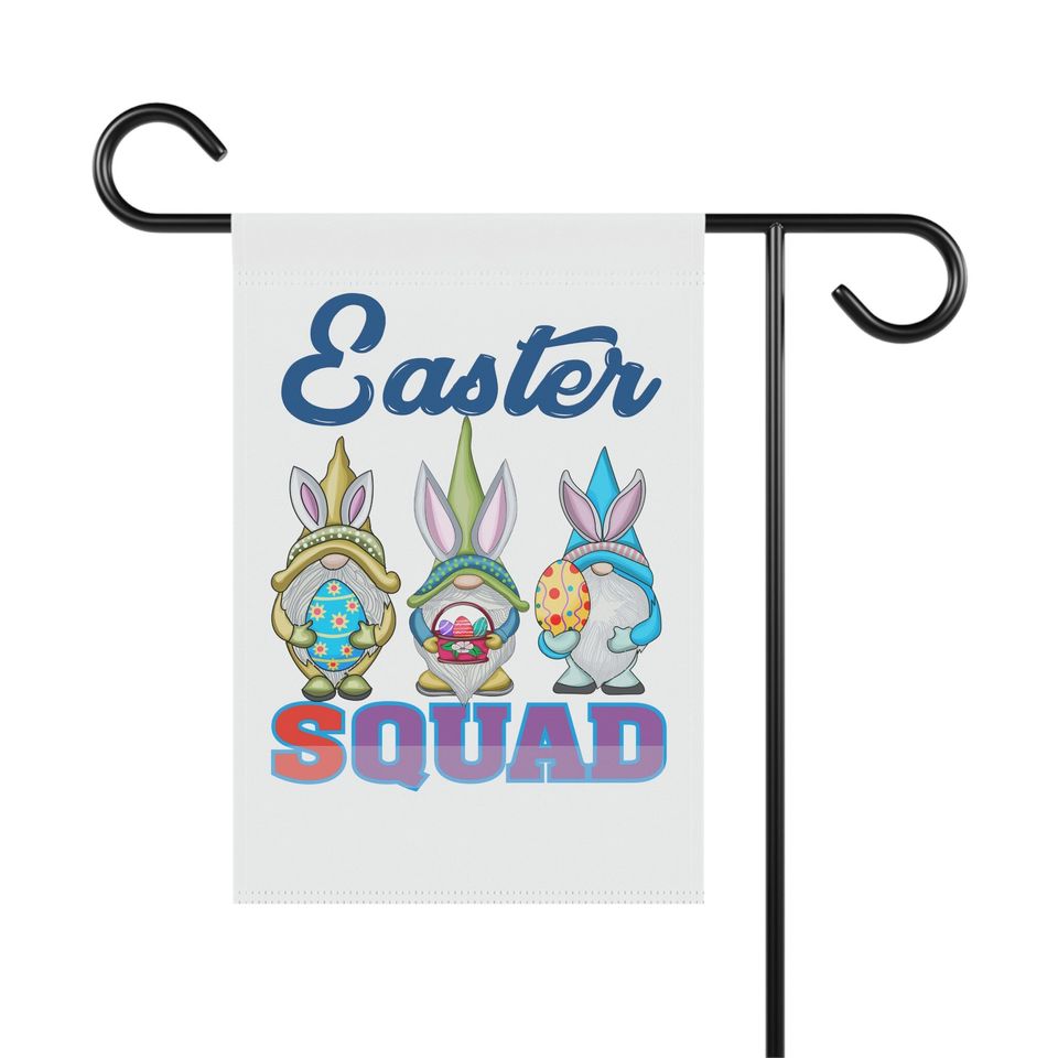 Easter Squad Flag, Easter Flag, Easter Decorations