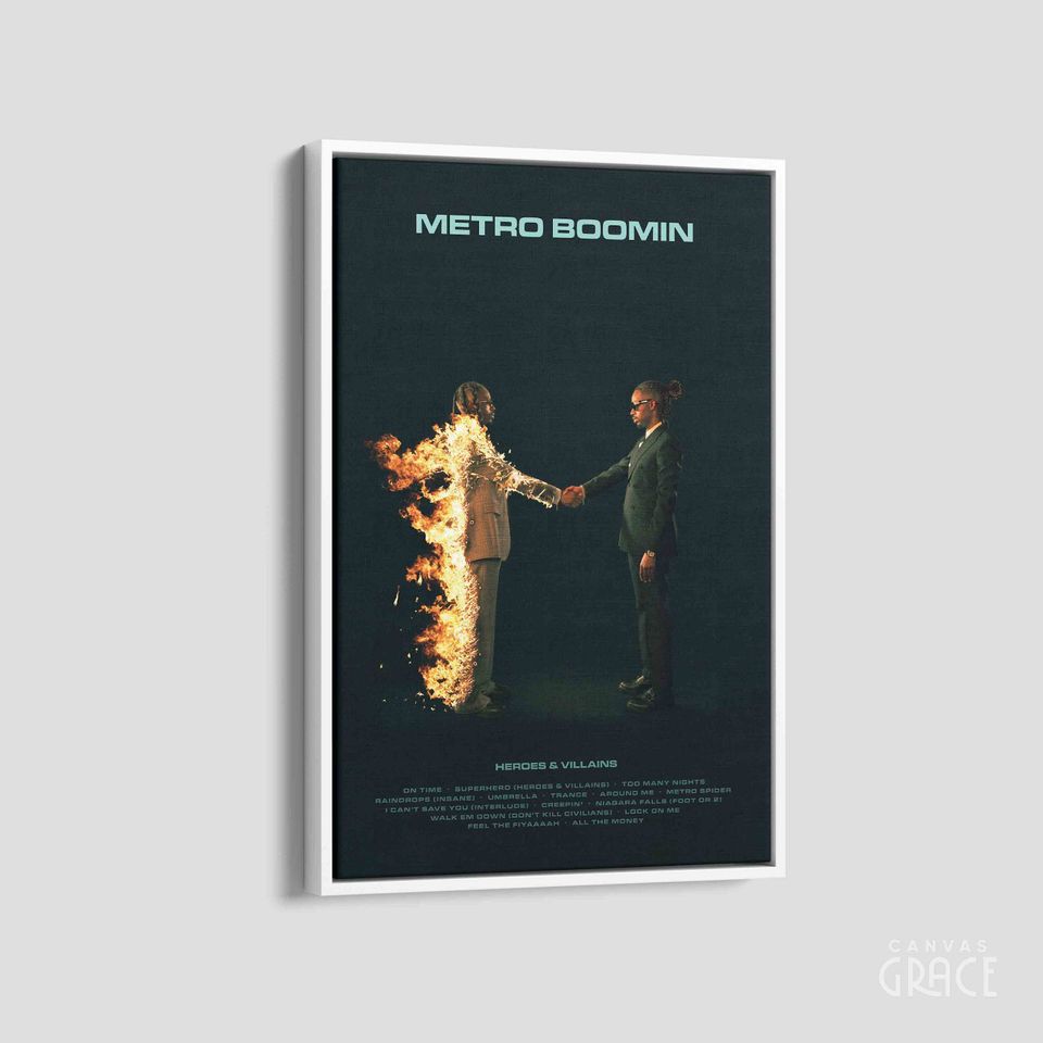Metro Boomin Poster, Heroes & Villains Poster