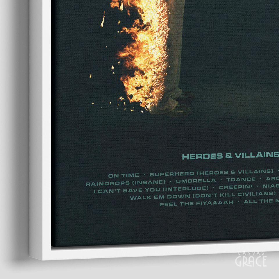 Metro Boomin Poster, Heroes & Villains Poster