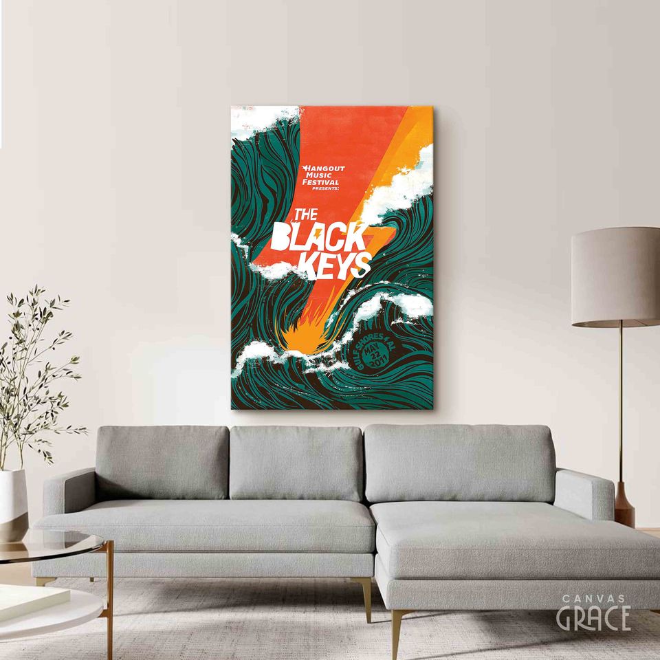 The Black Keys Poster, Black Keys Concert Poster