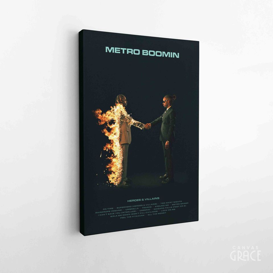 Metro Boomin Poster, Heroes & Villains Poster