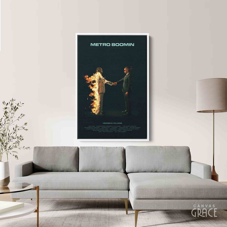 Metro Boomin Poster, Heroes & Villains Poster