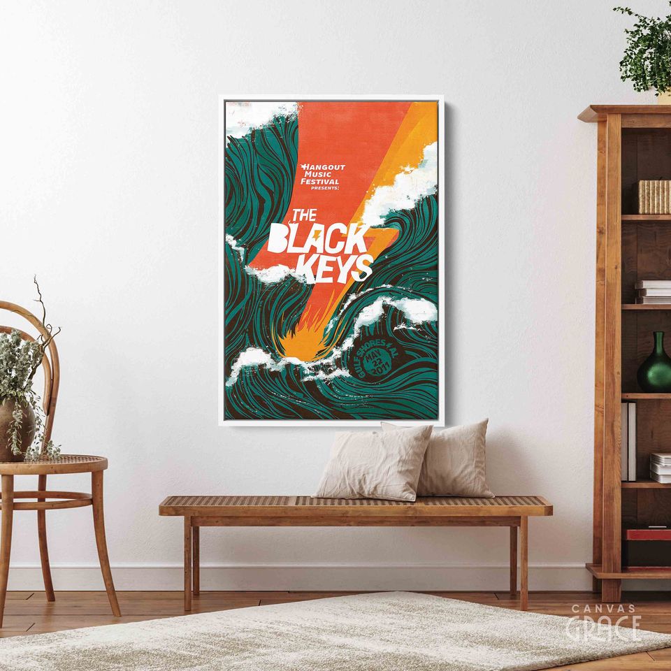 The Black Keys Poster, Black Keys Concert Poster