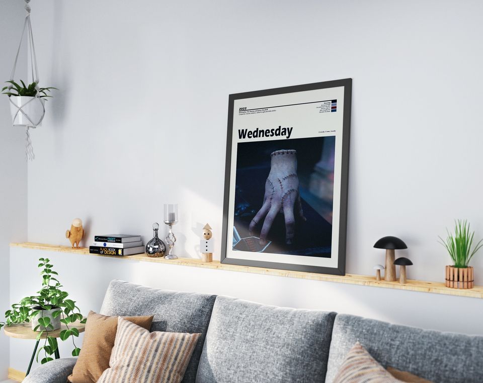 Wednesday Poster, The Things from Wednesday, Addams Family Posters