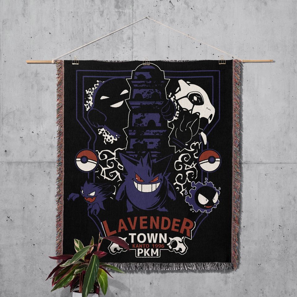Lavender Town Woven Cozy Blanket