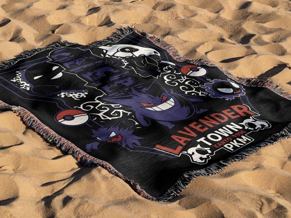 Lavender Town Woven Cozy Blanket