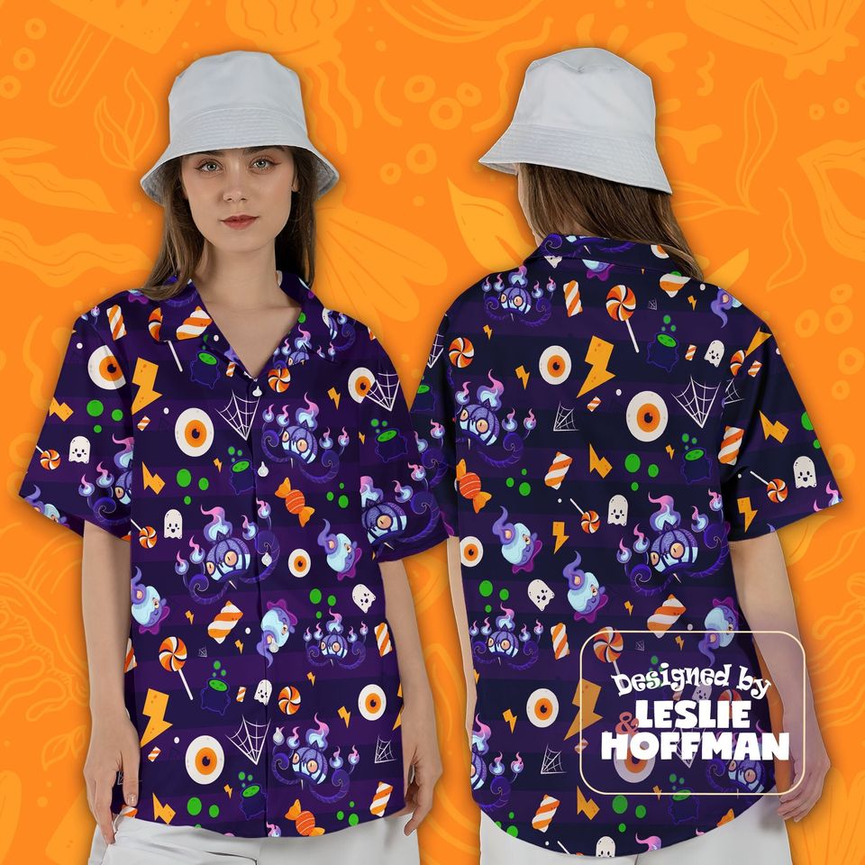 Chandelure PKM Hawaiian Shirt, Button Up Shirt