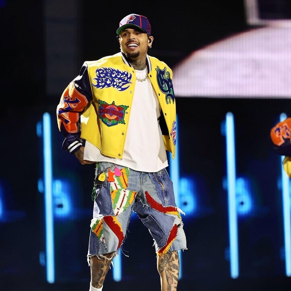Hand Crafted Chris Brown Jacket, Breezy Bowl ATL Jacket