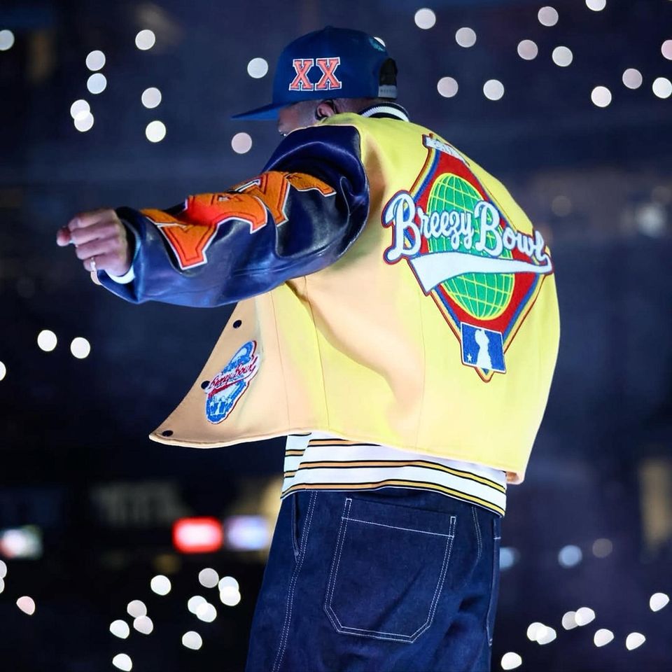 Hand Crafted Chris Brown Jacket, Breezy Bowl ATL Jacket