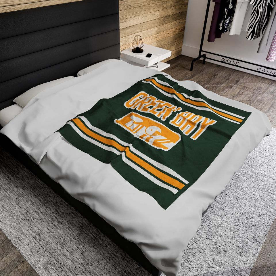 Green Bay Football Blanket