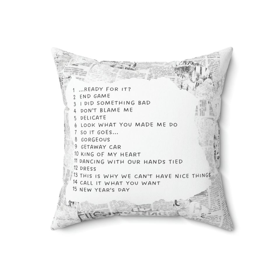 Reputation Album Throw Pillow