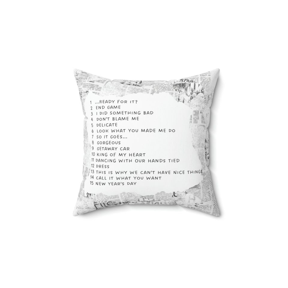 Reputation Album Throw Pillow