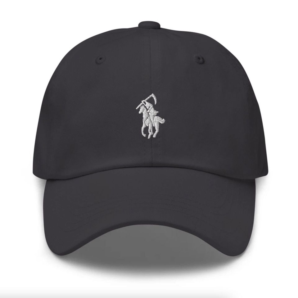Grim Reaper Dad Hat, Halloween Hat, Halloween Monster
