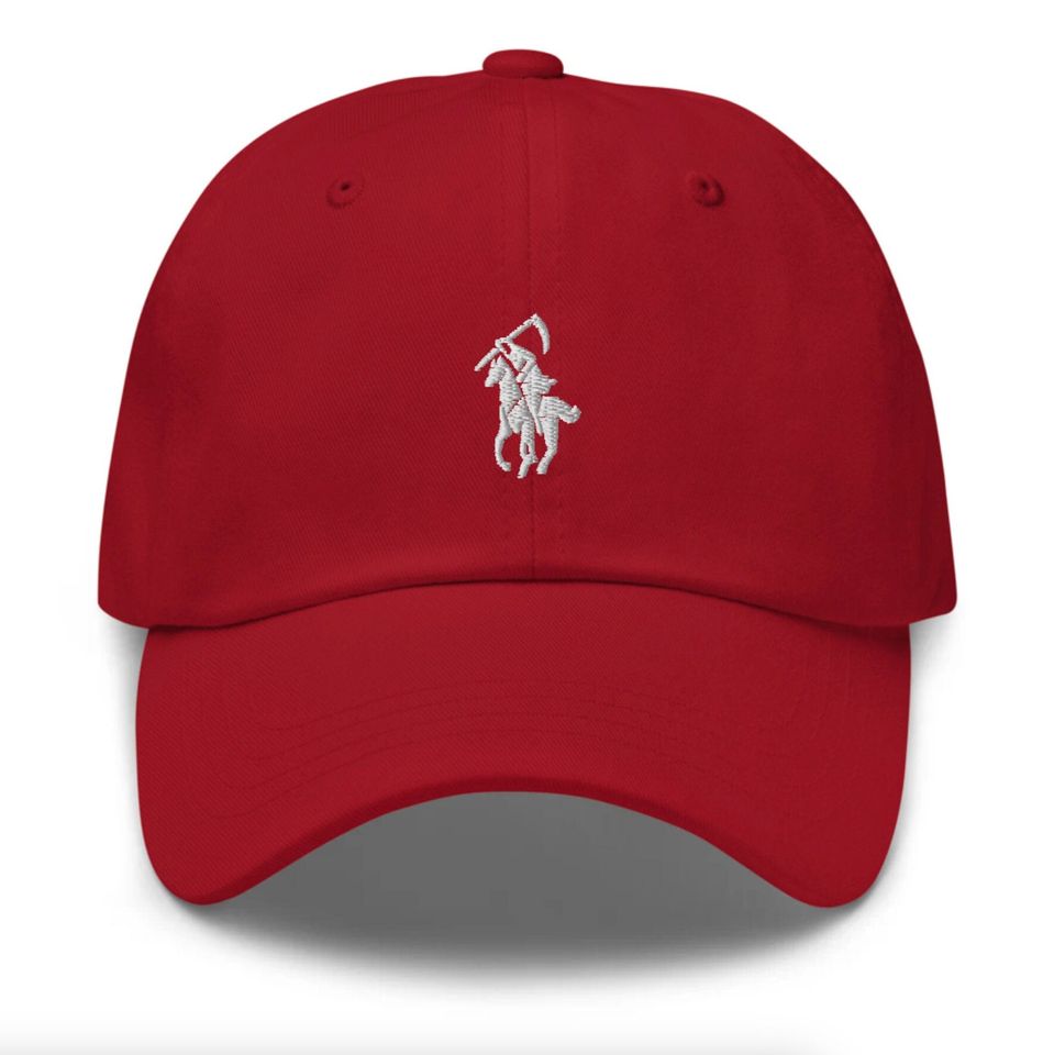 Grim Reaper Dad Hat, Halloween Hat, Halloween Monster