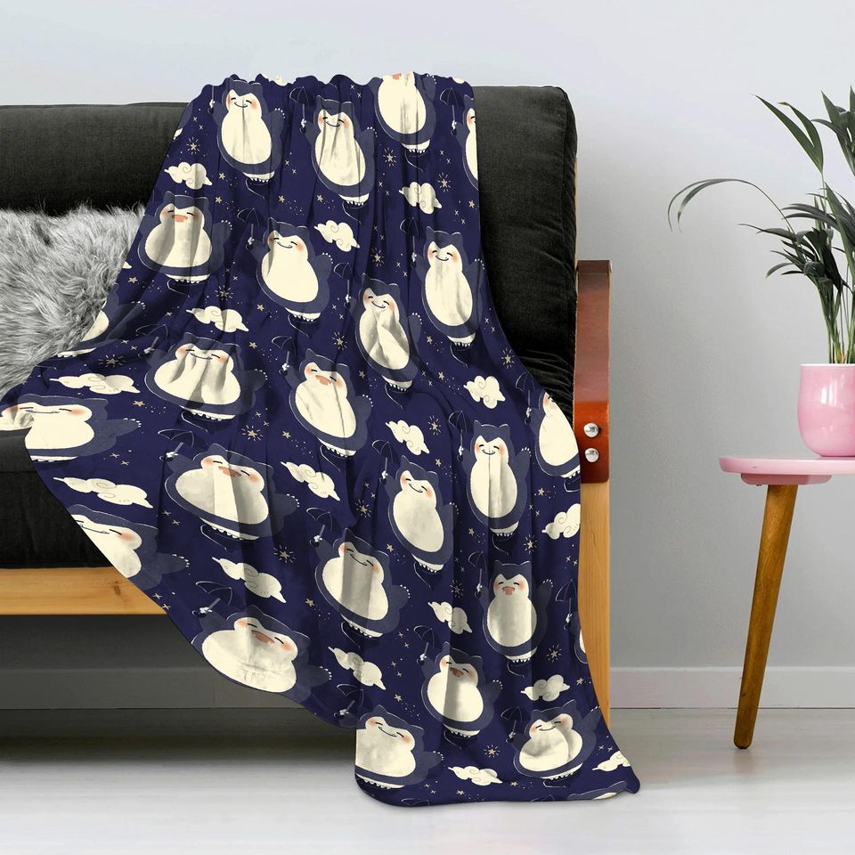 Anime Poke Fleece Blanket