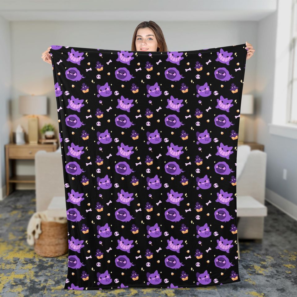Anime Poke Fleece Blanket
