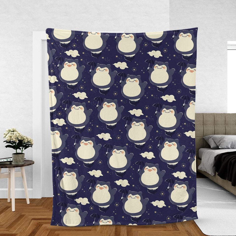 Anime Poke Fleece Blanket