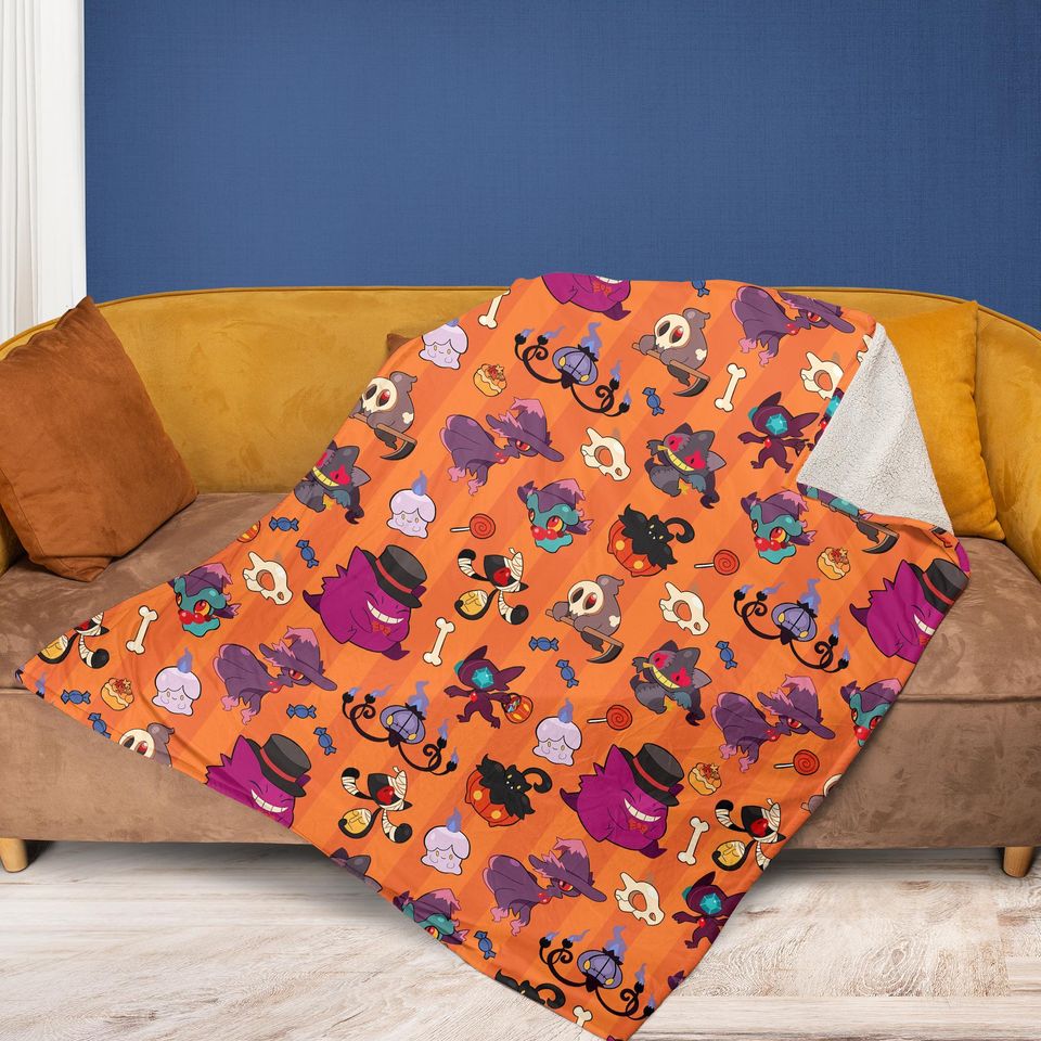 Anime Poke Cozy Fleece Blanket