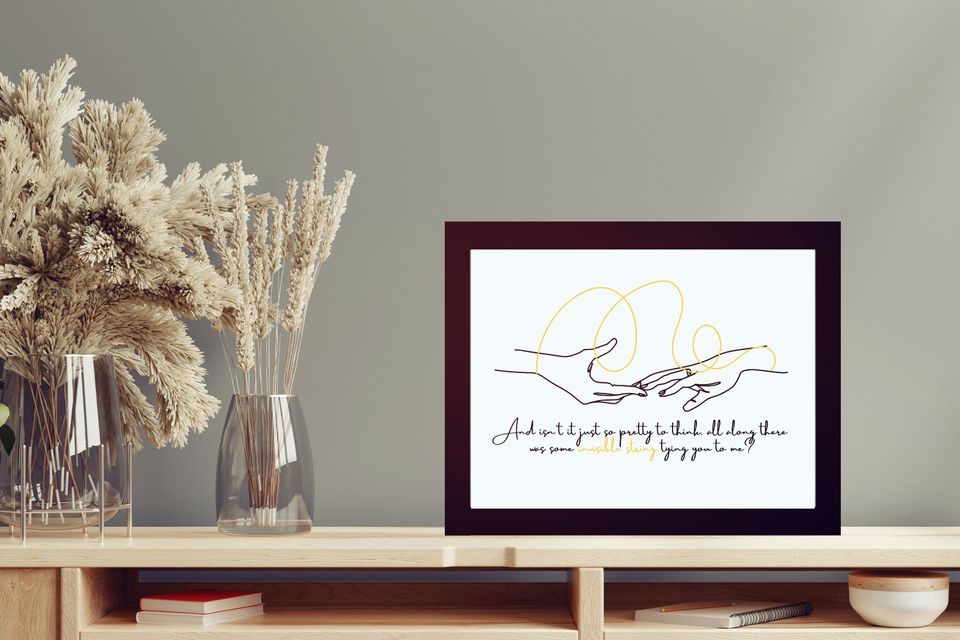 Invisible String Taylorr Swifts Poster