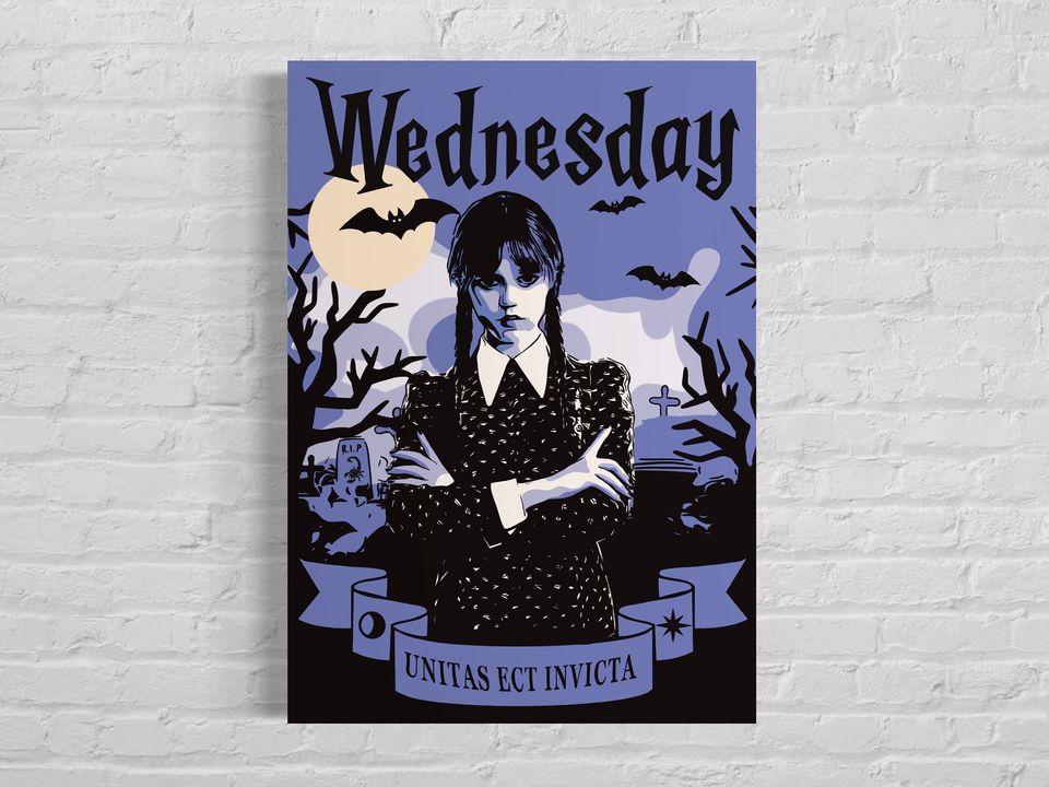 Wednesday Addams Wall Vertical Posters