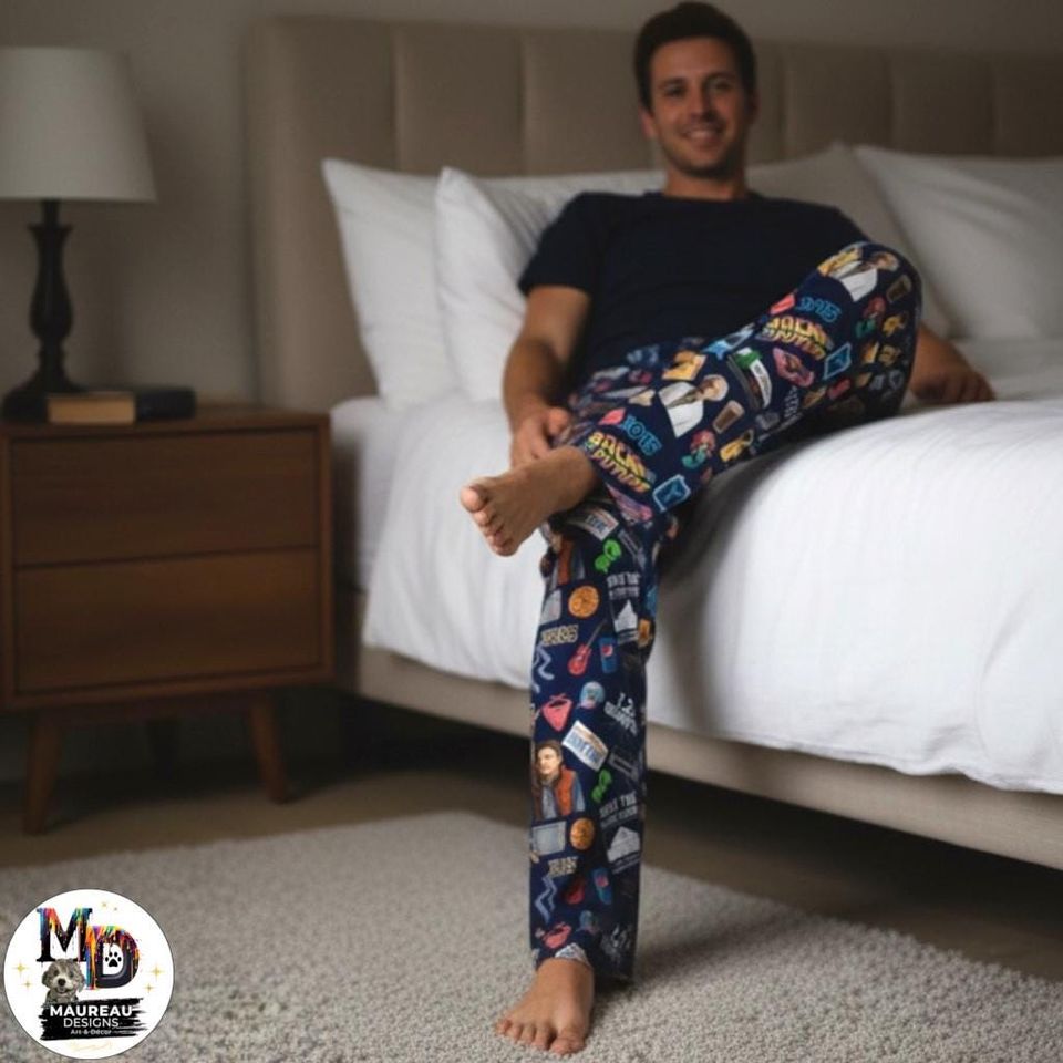 Back to the Future Inspired Collage Women's Pajama Pants