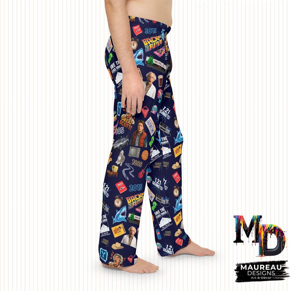 Back to the Future Inspired Collage Women's Pajama Pants