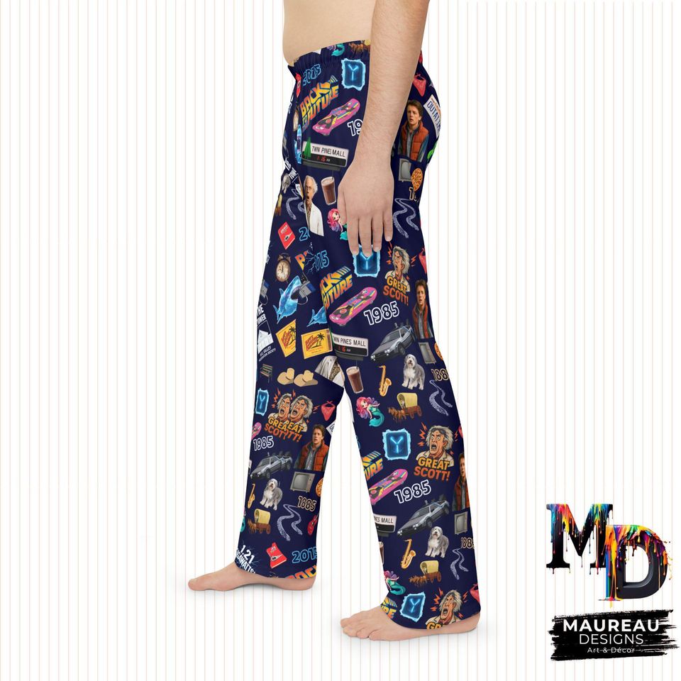 Back to the Future Inspired Collage Women's Pajama Pants