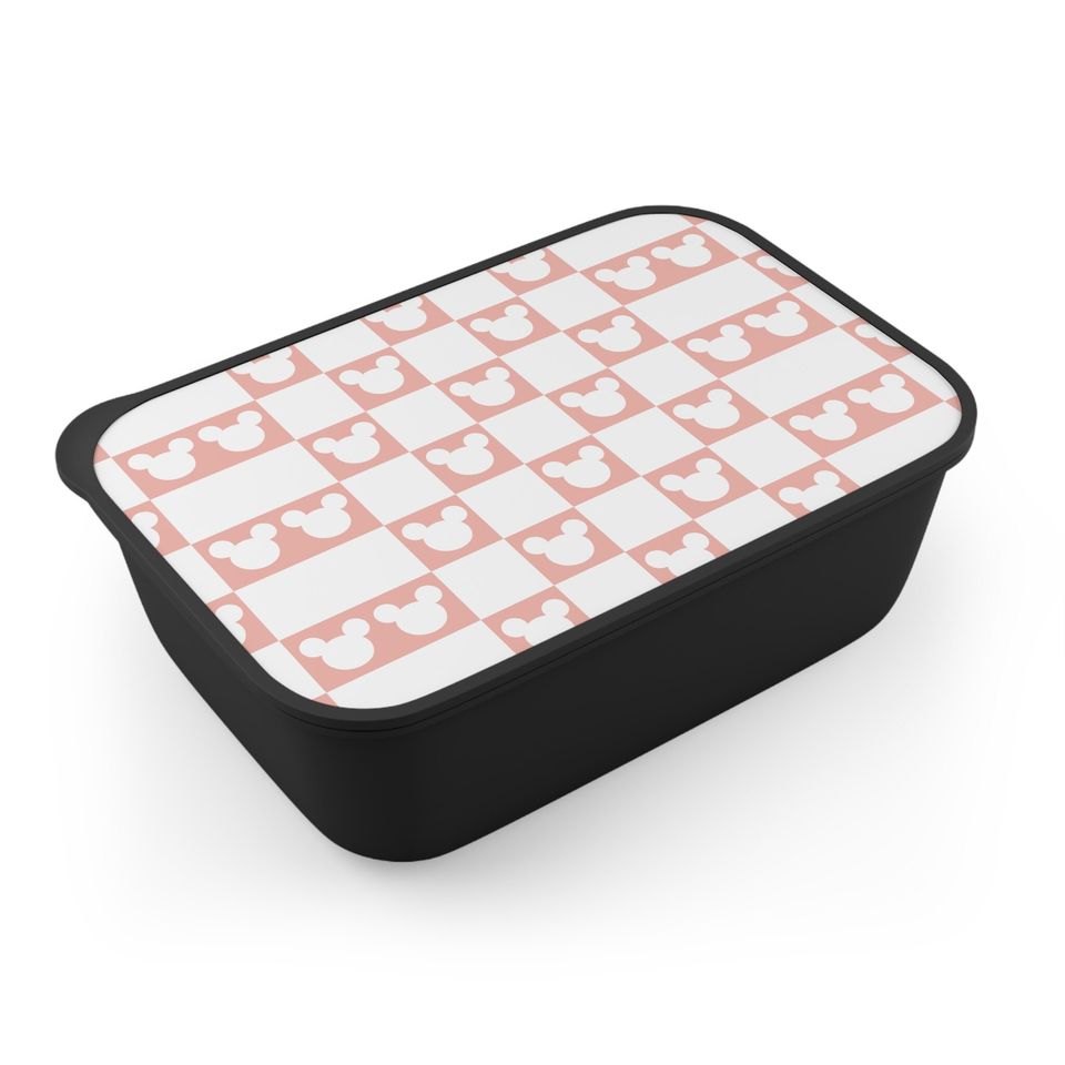 Pink Disney Logo-Inspired Bento Lunch Box