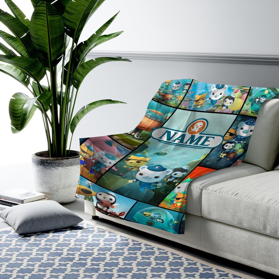 The Octonauts Blanket, Personalized The Octonauts Fleece Blanket