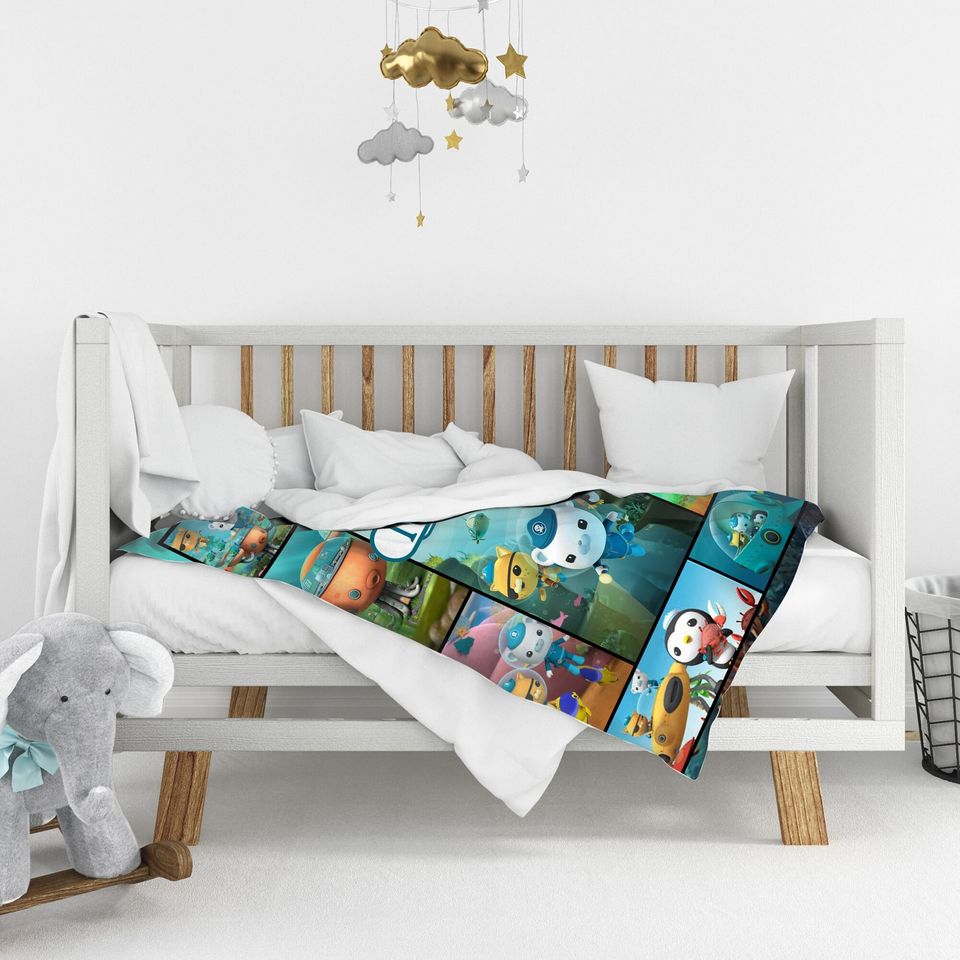 The Octonauts Blanket, Personalized The Octonauts Fleece Blanket