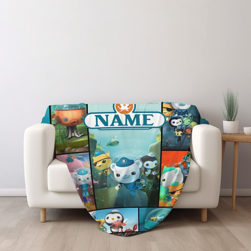 The Octonauts Blanket, Personalized The Octonauts Fleece Blanket