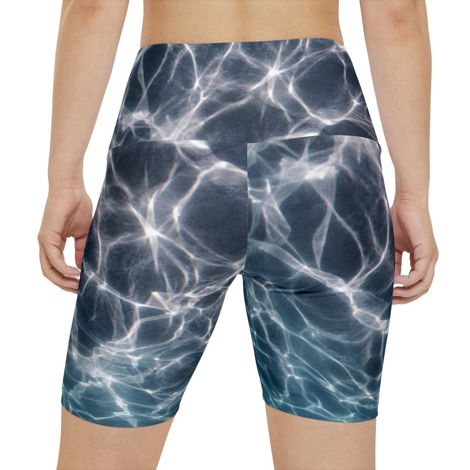 Ocean Print Women's Bike Shorts