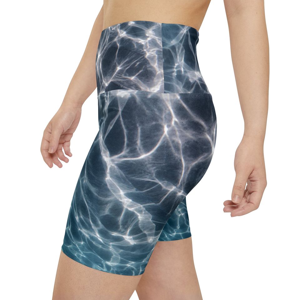 Ocean Print Women's Bike Shorts